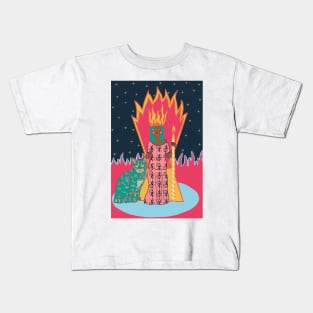 Queen of Wands Kids T-Shirt